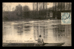 91 - RIS-ORANGIS - BORDS DE SEINE - PECHE A LA LIGNE - VOIR ETAT - Ris Orangis