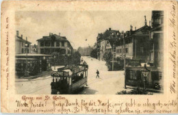 Gruss Aus St. Gallen - Tram - St. Gallen