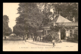 92 - PUTEAUX - STATION DES TRAMWAYS - ENTREE DU BOIS DE BOULOGNE - Puteaux