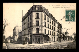 92 - NANTERRE - BOULEVARD DE LA SEINE ET BOULEVARD DE LA REPUBLIQUE - RESTAURANT LACAN - Nanterre