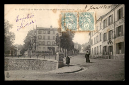 92 - GARCHES - RUE DE LA PLAINE ET PLACE DES TILLEULS - Garches