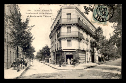 92 - NANTERRE - BOULEVARD DE LA SEINE ET BOULEVARD THIERS - CAFE SENARD - Nanterre