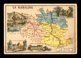 CHROMOS - LA KABILINE TEINTURE - DEPARTEMENT DE L'ARIEGE - FORMAT 9.8 X 6.8 CM - Other & Unclassified