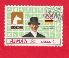 DPT1306s- MANAMA 1969- CTO (HIPÍSMO - JOSEF NECKERMANN) - Hippisme