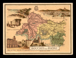 CHROMOS - DEPARTEMENT DES BOUCHES-DU-RHONE - FORMAT 8.7 X 11.7 CM - Other & Unclassified