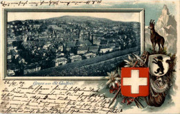 Gruss Aus St. Gallen - Litho - St. Gallen