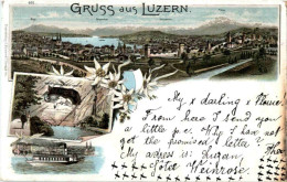 Gruss Aus Luzern - Litho - Lucerne