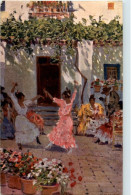 Sevillanas - Künstlerkarte M. Bertuchi - Sevilla