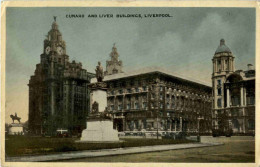 Liverpool - Cunard And Liver Buildings - Liverpool