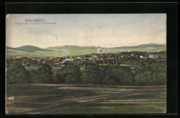 AK Bavorov, Panorama, V Pozadi Helienburk, Celkovy Pohled  - Tschechische Republik
