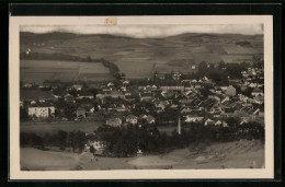 AK Volyne Na Sumave, Blick Hinab Auf Die Gesamte Stadt  - Tschechische Republik