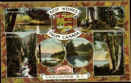Blason CPA Vancouver British Columbia Kanada, Stanley Park, Canyon - Autres & Non Classés