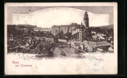 AK Krummau In Böhmen, Moldaupartie Unter Dem Schloss  - Tschechische Republik