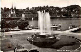 Luzern Mit Wagenbachbrunnen - Lucerna