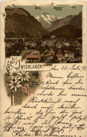 Gruss Aus Interlaken - Litho - Interlaken