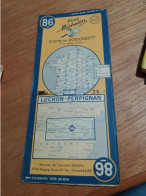 155 / CARTE MICHELIN / LUCHON - PERPIGNAN  1949 - Cartes Routières