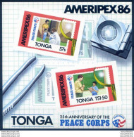 "Ameripex '86". - Tonga (1970-...)