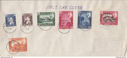 1954 ADEN Protectorate States Of Seiyun, SG 29/35 First Day Cover Dated 15 JA 54 - Andere & Zonder Classificatie