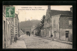 CPA Verberie, Rue De Paris, Ferme Notre-Dame Des Monts Et La Montagne  - Verberie