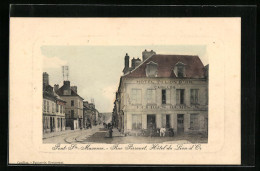 CPA Pont-Ste-Maxence, Rue Perronet, Hôtel Du Lion-d`Or  - Pont Sainte Maxence