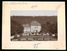 Fotografie Brück & Sohn Meissen, Ansicht Bad Elster, Badehaus Albert-Bad  - Places