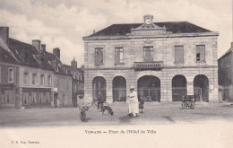 Vibraye (72 Sarthe) Place De L'Hôtel De Ville - Carte Précurseur édit. Garreau - Vibraye