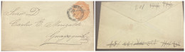 O) ECUADOR, COAT OF ARMS  10c, POSTAL STATIONERY CIRCULATED TO GUAYAQUIL, XF - Ecuador