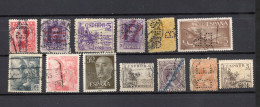 Perforés  Perfins  Espagne  13 Timbres - Collezioni