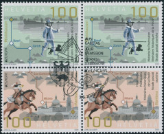 Suisse - 2020 - Europa - Viererblock - Ersttag Stempel ET - Oblitérés