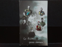 Gli Alleati Nella 1° Guerra Mondiale - Cartolina Viaggiata Nel 1915 + Spese Postali - Guerre 1914-18