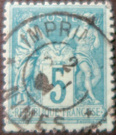 R1311/3049 - FRANCE - SAGE TYPE II N°75 - CàD Des Imprimés NÎMES 2 OCTOBRE 1891 - 1876-1898 Sage (Tipo II)