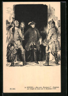 Künstler-AK König Friedrich Der Grosse In Lissa Am 4. Dezember 1757  - Königshäuser