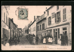 CPA Mézières-sur-Seine, La Grande Rue  - Autres & Non Classés