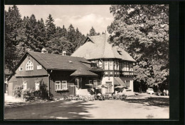 AK Oberhof /Thür., Obere Schweizerhütte Mit Terrasse  - Oberhof