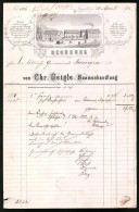 Rechnung Nagold 1872, Saamenhandlung Chr. Geigle, Blick Auf Die Werkshäuser  - Sonstige & Ohne Zuordnung