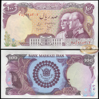 IRAN 100 RIALS - ND (1976) - Paper Unc - P.108 Banknote - Iran