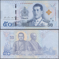 THAILAND 50 BAHT - ND (2019) - Paper Unc - P.136c Banknote - Thaïlande