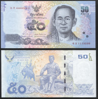 THAILAND 50 BAHT - ND (2012) - Unc - P.119 Paper Banknote - Tailandia