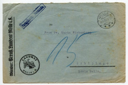 Germany 1930 Official Cover; Melle - Landrat (District Administrator) To Schiplage - Cartas & Documentos