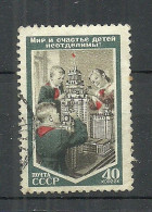 RUSSLAND RUSSIA 1953 Michel 1691 O Füe Den Frieden Pioniere - Gebraucht