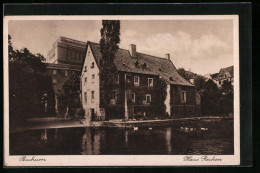 AK Bochum, Haus Rechen Mit Uferpartie  - Bochum