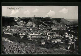 AK Freyburg A.U., Blick Auf Den Ort Aus Der Vogelschau  - Freyburg A. D. Unstrut