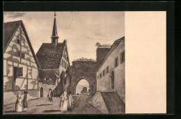 AK Meissen, Ehemalige Stadttore, Wassertor Mit Jacobskapelle  - Meissen