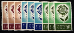 Zypern 3 X 240-242 Postfrisch CEPT (Katalog 105,-€) #JU936 - Usados