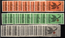 Zypern 10 X 258-260 Postfrisch CEPT (Katalog 350,-€) #JU935 - Used Stamps