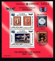 Uruguay Block 60 Postfrisch #JU951 - Uruguay
