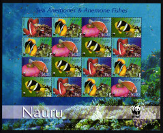 Nauru WWF 553-556 Postfrisch Als ZD-Bogen, Fische #JV282 - Nauru