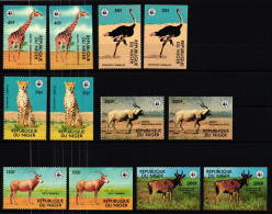 Niger WWF 633-638 Postfrisch Wildtiere #JV340 - Autres & Non Classés