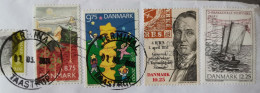 DENMARK 2024 Terminal Trastrop Postmark Sailing Boat Stamp On Cover - Luchtpostzegels