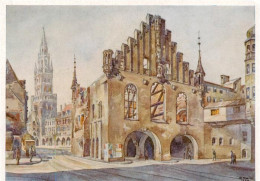 73900745 Muenchen Altes Rathaus Aquarell Muenchen - Muenchen